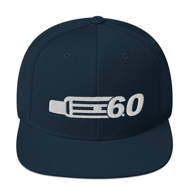 6.0 Power Stroke Snapback Hat-In-Dark Navy-From Aggressive Thread